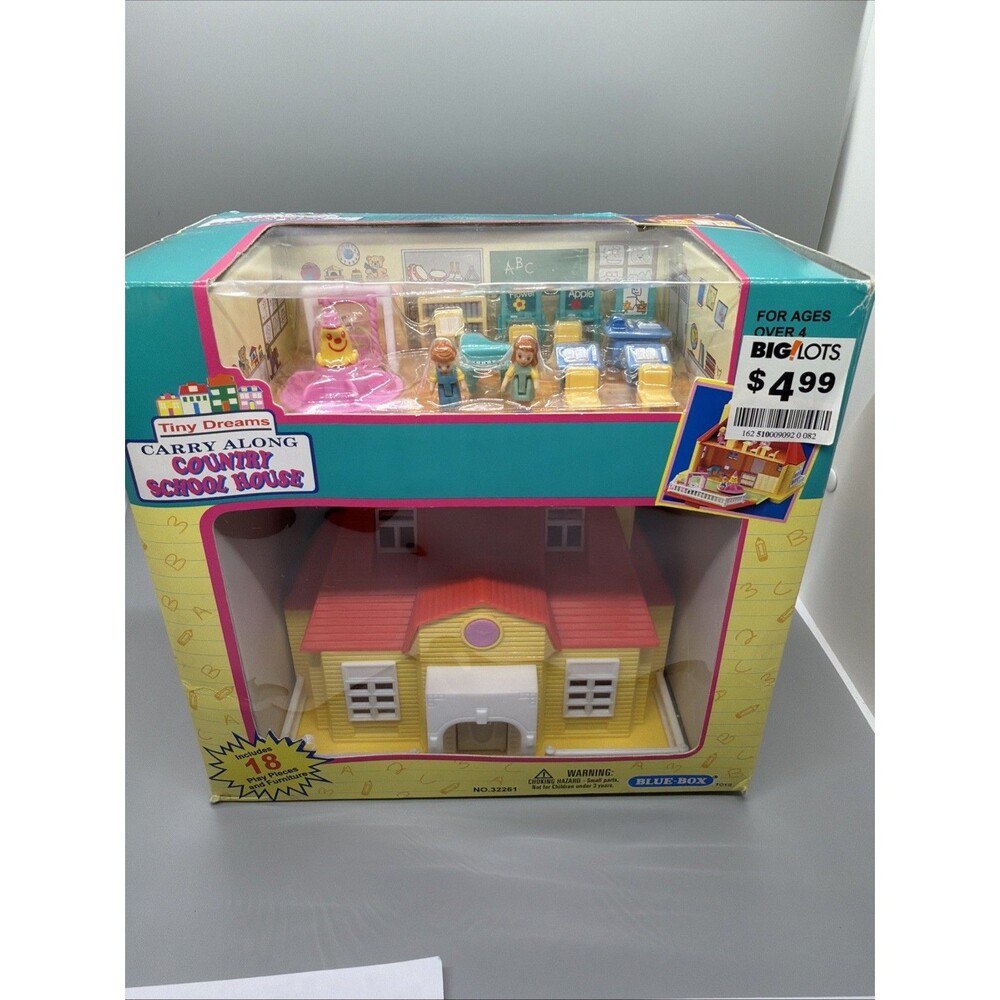 Blue Box Toys Tiny Dreams Mini Doll House Playset for Polly Pocket